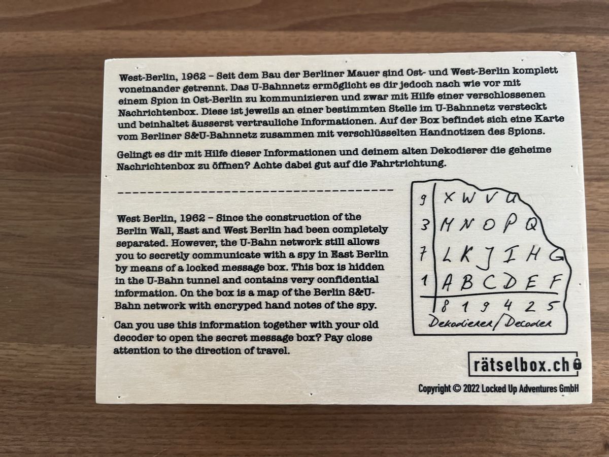 Giochi: Rätselbox – Usato da Winterthur venduto da dimo01 4