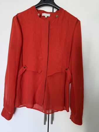 Zalando Bluse, Grösse M, Orange, leicht transparentt