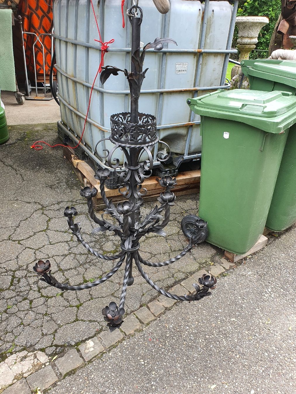 Lampade: Antikes, geschmiedetes Lampengestell – Usato da Wangen b. Olten venduto da Hecht62xyz 2