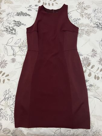 Mango Dress Burgundy - Size L/Weinrotes Kleid