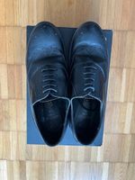 Elegante schwarze Lederschuhe, Grösse 39