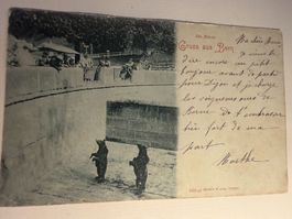 BERN - Bärengraben - Ansichtskarte 1899