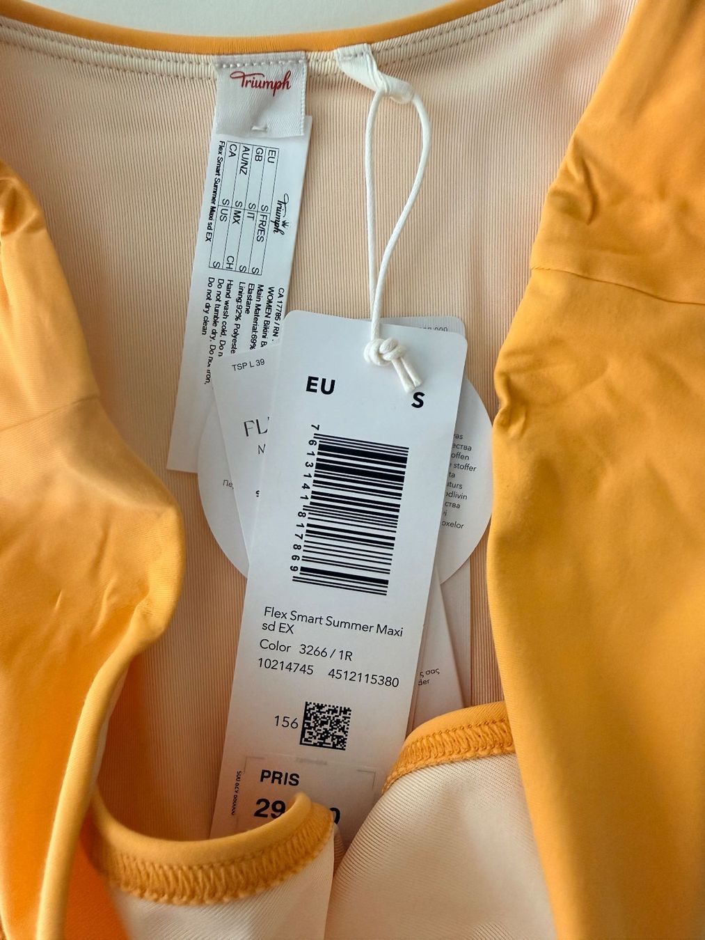 Triumph Costumi da bagno & Bikini: TRIUMPH, Bikini-Slip FLEX SUMMER, Grösse S, Farbe Gelb – Nuovo e nell'imballaggio originale da Rudolfstetten venduto da gst_g7xl 1