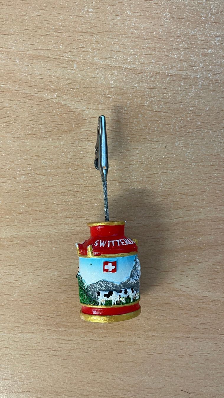 Tutte le decorazioni: Schweizer Souvenir Milchkanne mit Clip – Usato da Glattfelden venduto da cybermaxx