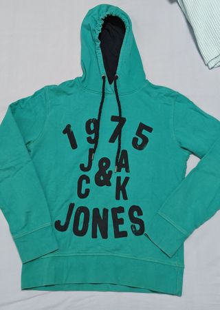 Kapuzenpullover Jack and Jones grün Grösse S