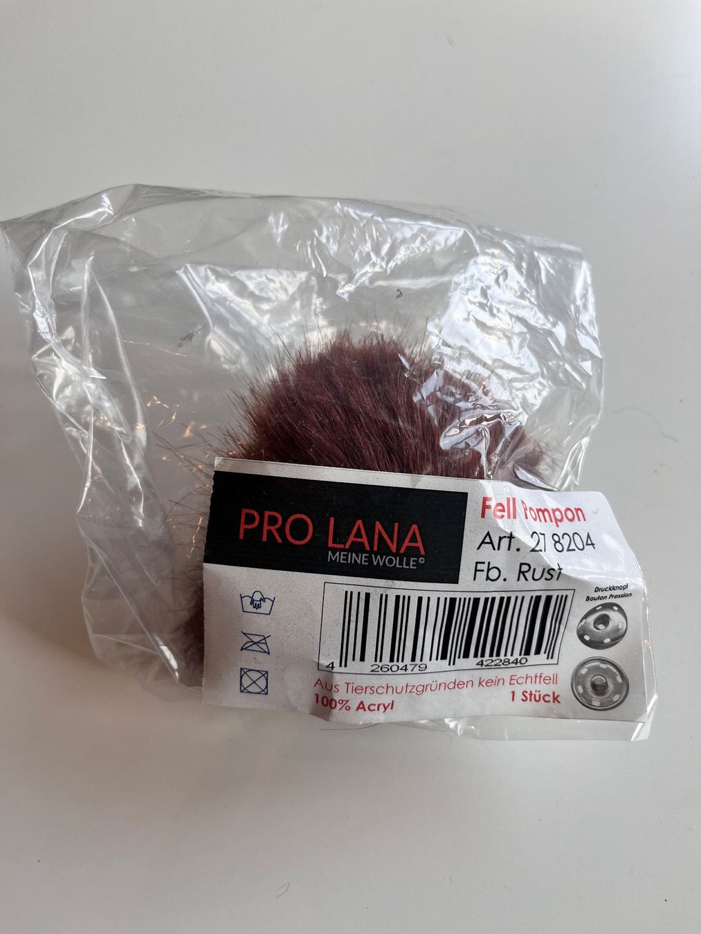 Pro Lana Lana: Kunstfell Pompon Pro Lana – Nuovo e nell'imballaggio originale da Büsserach venduto da bor_s88m