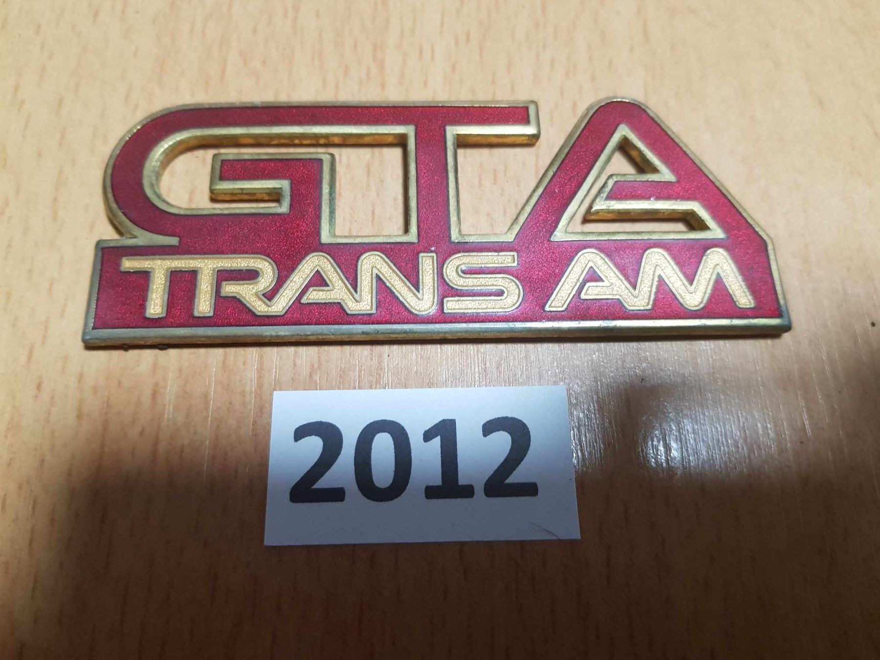 Tutti pezzi di ricambio auto: Klebe Emblem, GTA Trans Am – Usato da Niedergösgen venduto da usc_l8gm