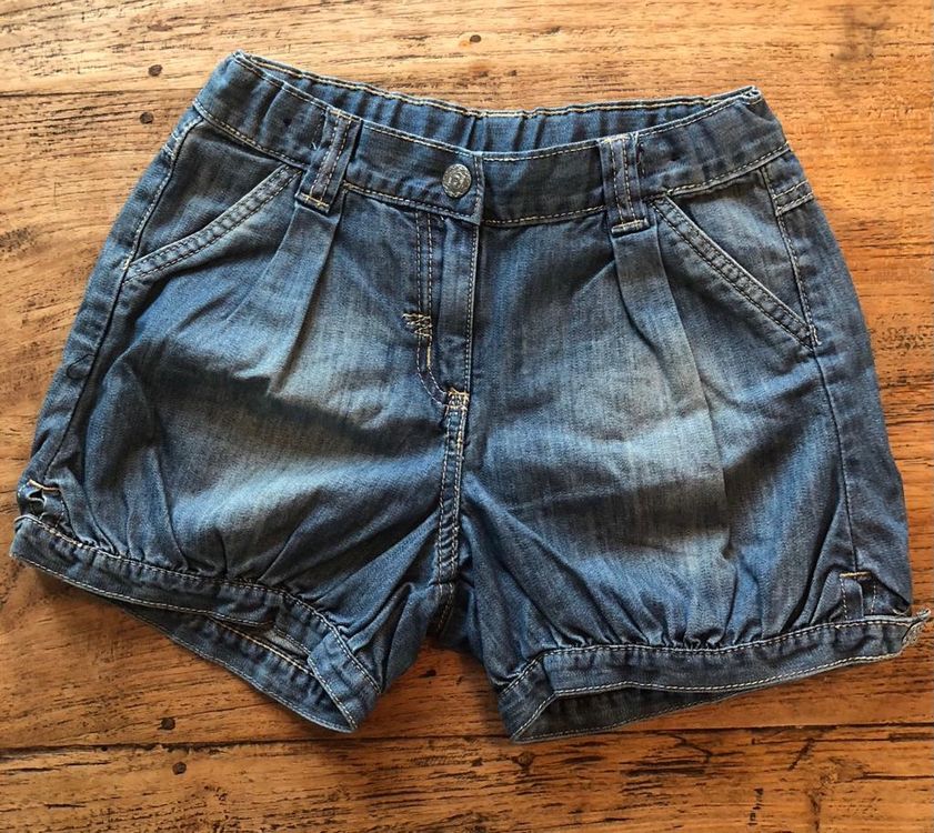 S.Oliver Mädchen Jeans-Shorts - Angesagte Denim Shorts Mit Hohem Bund