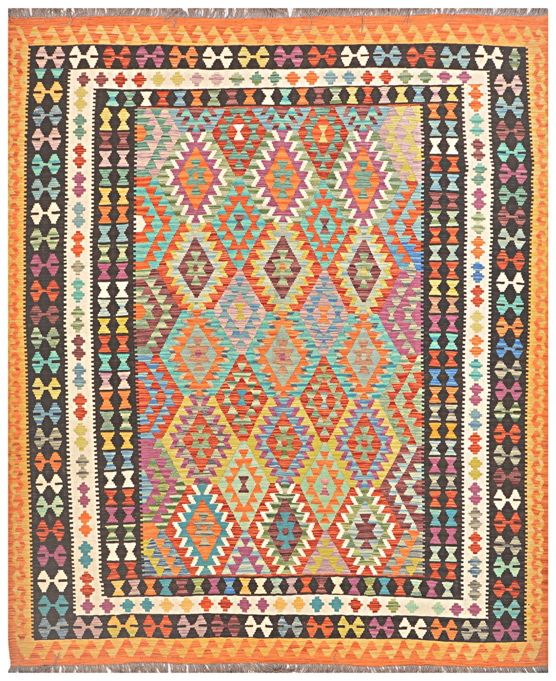 Giocattoli: Oriente Kelim Teppich 288x250 cm – Nuovo e nell'imballaggio originale da Lahore venduto da Fairways79