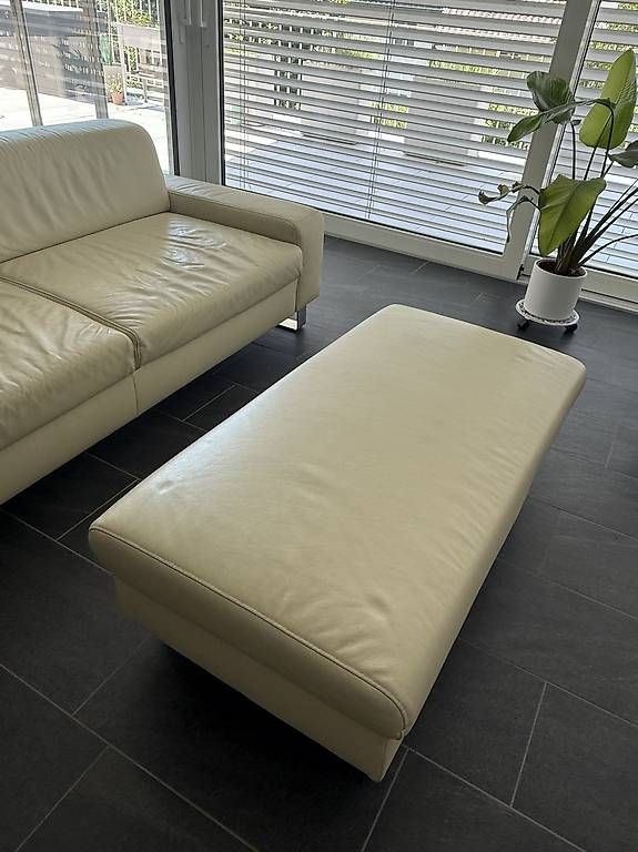 Divani: Echt-Ledersofa beige – Usato da Sissach venduto da mojo23
