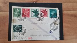 Einschreiben 1944 Solingen-Gräfrath – Grossdeutsches Reich