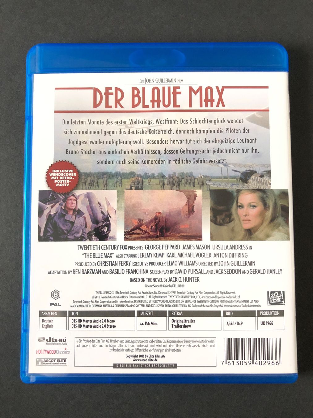 Tutti i DVDs: Der blaue Max (1966) - Bluray – Usato da Bern venduto da McFlurry_08 1
