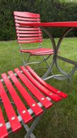Renovierter Gartentisch und Stühle aus den 60er Jahren