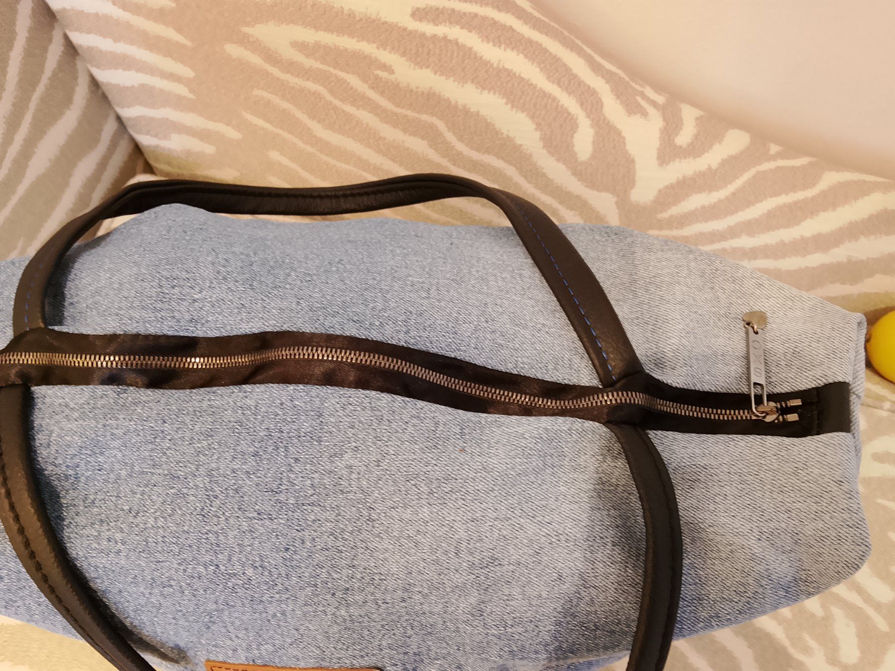 Borse da donna: Jeans Tasche mit Leder Neu – Nuovo (secondo la descrizione) da Bellikon venduto da MellonCollieMitTwint 4