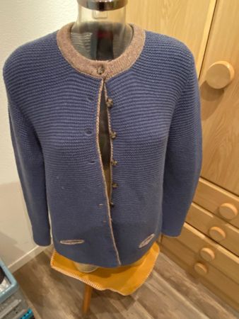 Marie Lund Trachtenjacke Grösse XL  jeansblau/grau