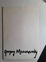 Gregory Masurovsky - Zeichnungen - Katalog 1963 Klipstein Ko