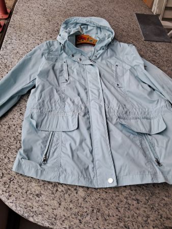 Windjacke mit Kapuze, Farbe mint