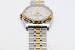 Tudor Day-Date quadrante Linen Bianco con diamanti