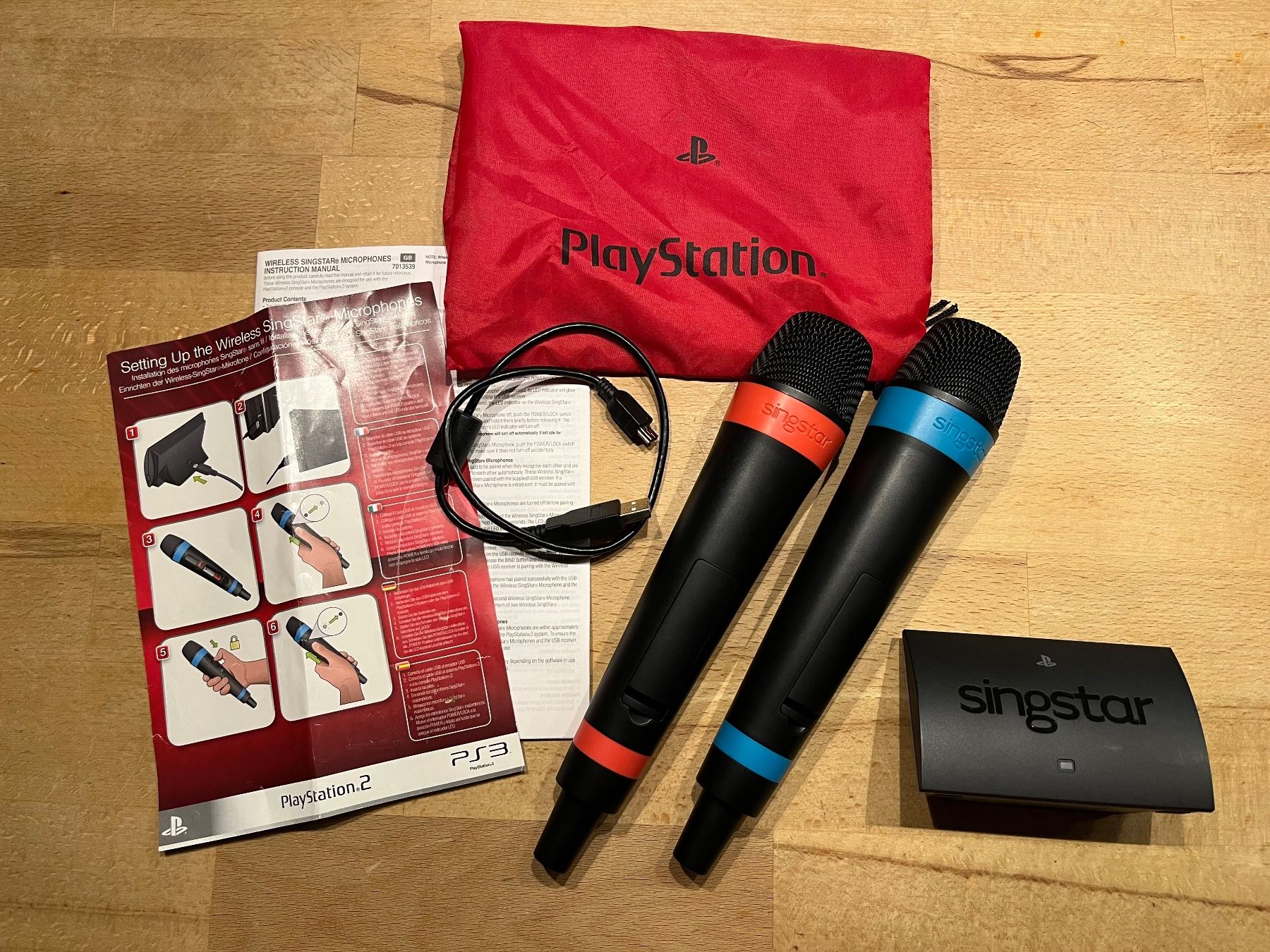 Sony Microfoni: Original PS3 Singstar Mikrofone mit Receiver – Usato da Thalwil venduto da ranx