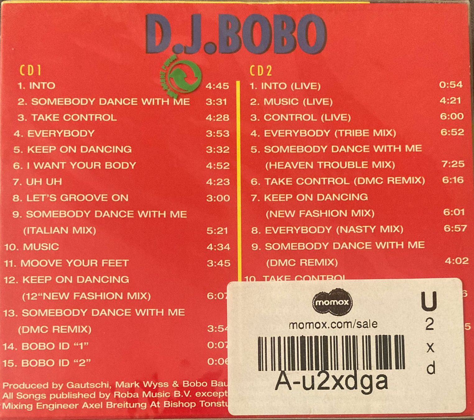 CD: DJ Bobo - "From Gold To Platin" - 2CD-Box – Nuovo e nell'imballaggio originale da Stans venduto da canberra04 1