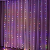 Weinnachts-Licht- Girlanden im Vorhang-Stil