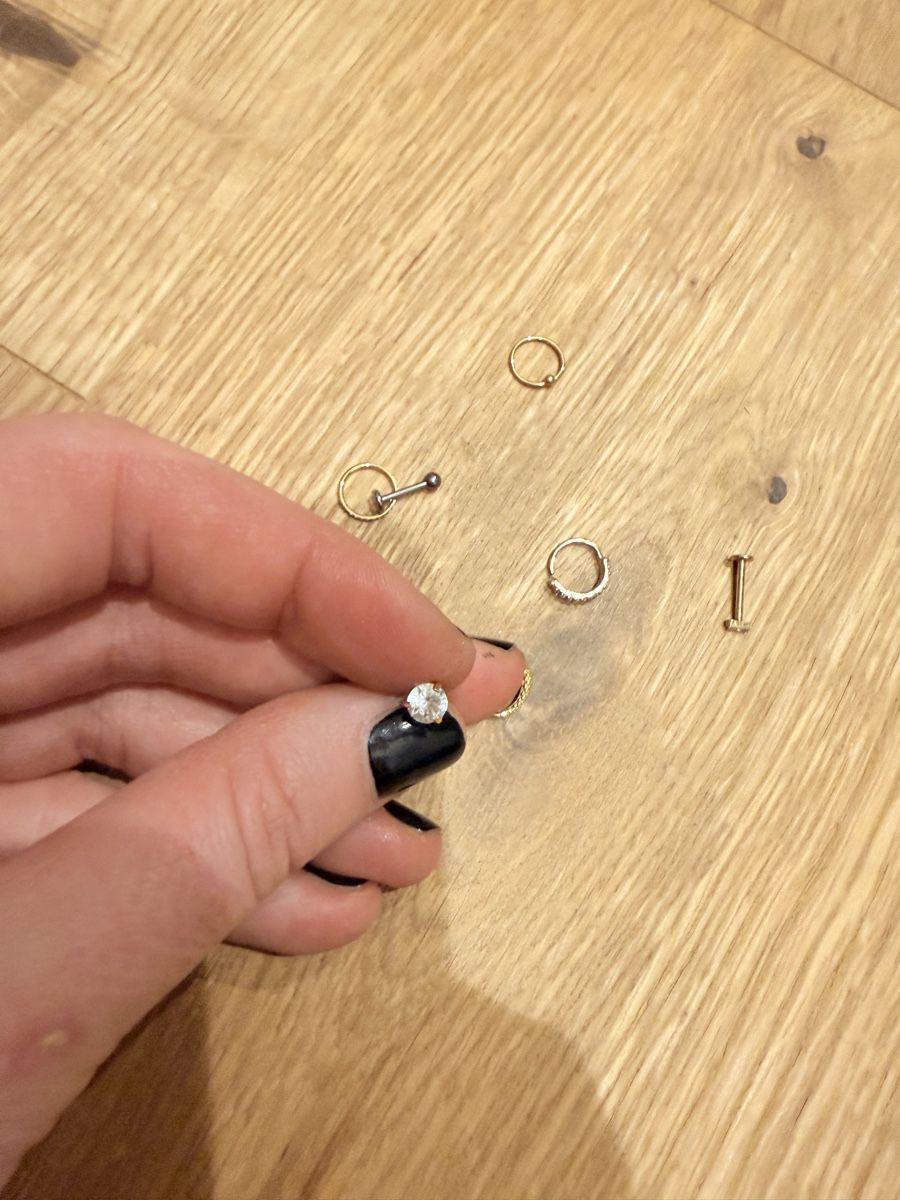 Gioielli per piercing: Piercings Set  - Nasenpiercing, Ohrpiercing, – Usato da Dotzigen venduto da White_Warrior 1