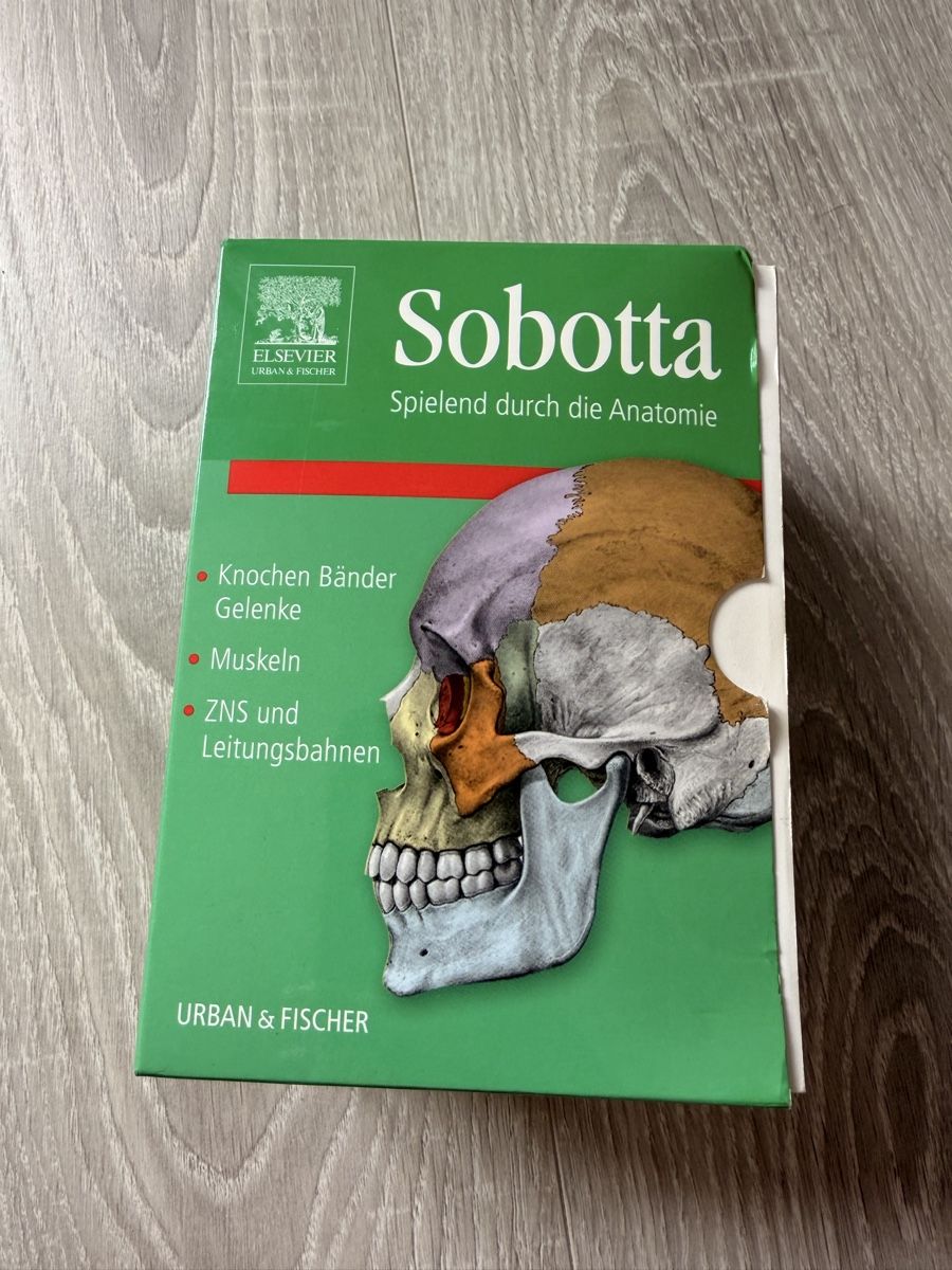 Altro materiale scolastico: Sobotta Lernkarten Anatomie  – Usato da Nussbaumen AG venduto da nad_lq9s