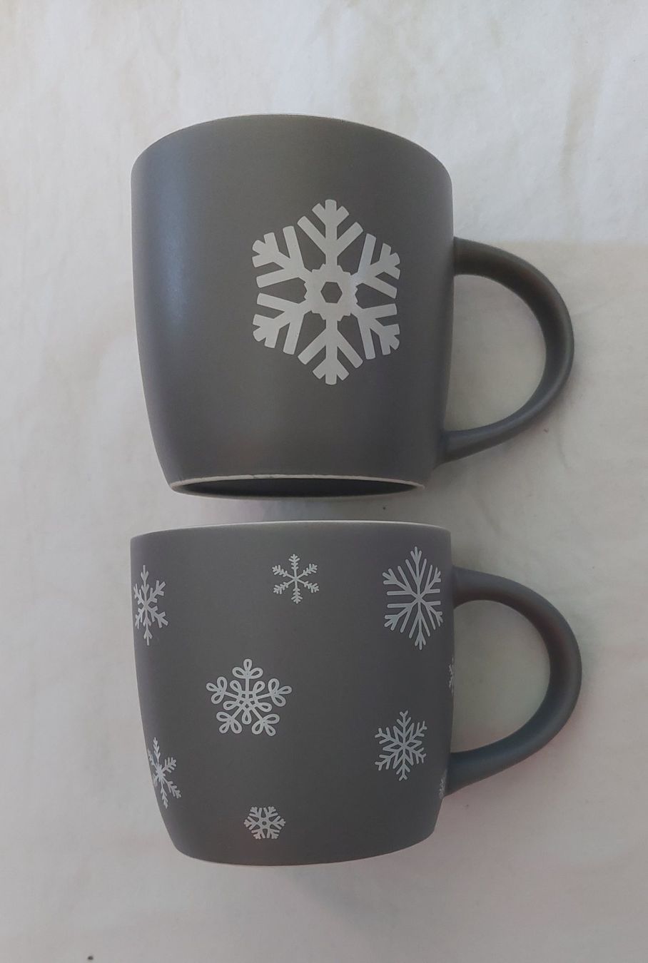 Coop Tazze: 4 Tassen mit Schneeflockenmotiv , neu – Nuovo e nell'imballaggio originale da Uitikon Waldegg venduto da Smeragol 2