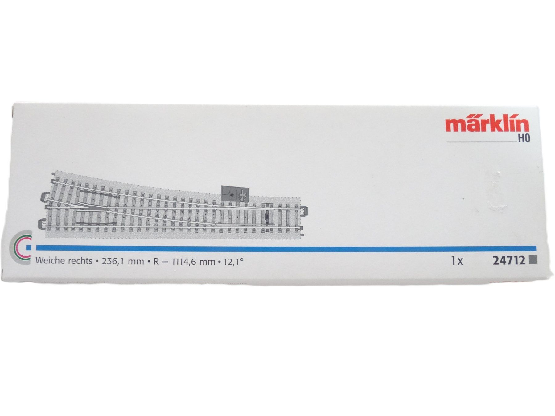 Märklin Modellini di ferrovie: Märklin H0 24612 Weiche digital mit Weichenlaterne – Nuovo (secondo la descrizione) da Hochdorf venduto da Teger02 2