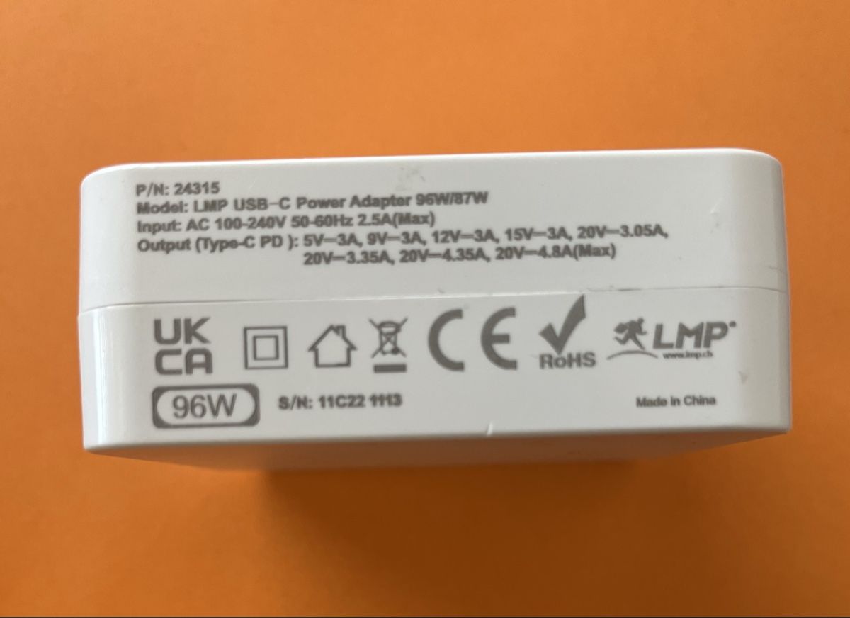 Unità & Adattatore: USB-C Netzgerät 96/87W – Usato da Bern venduto da hispano74 1