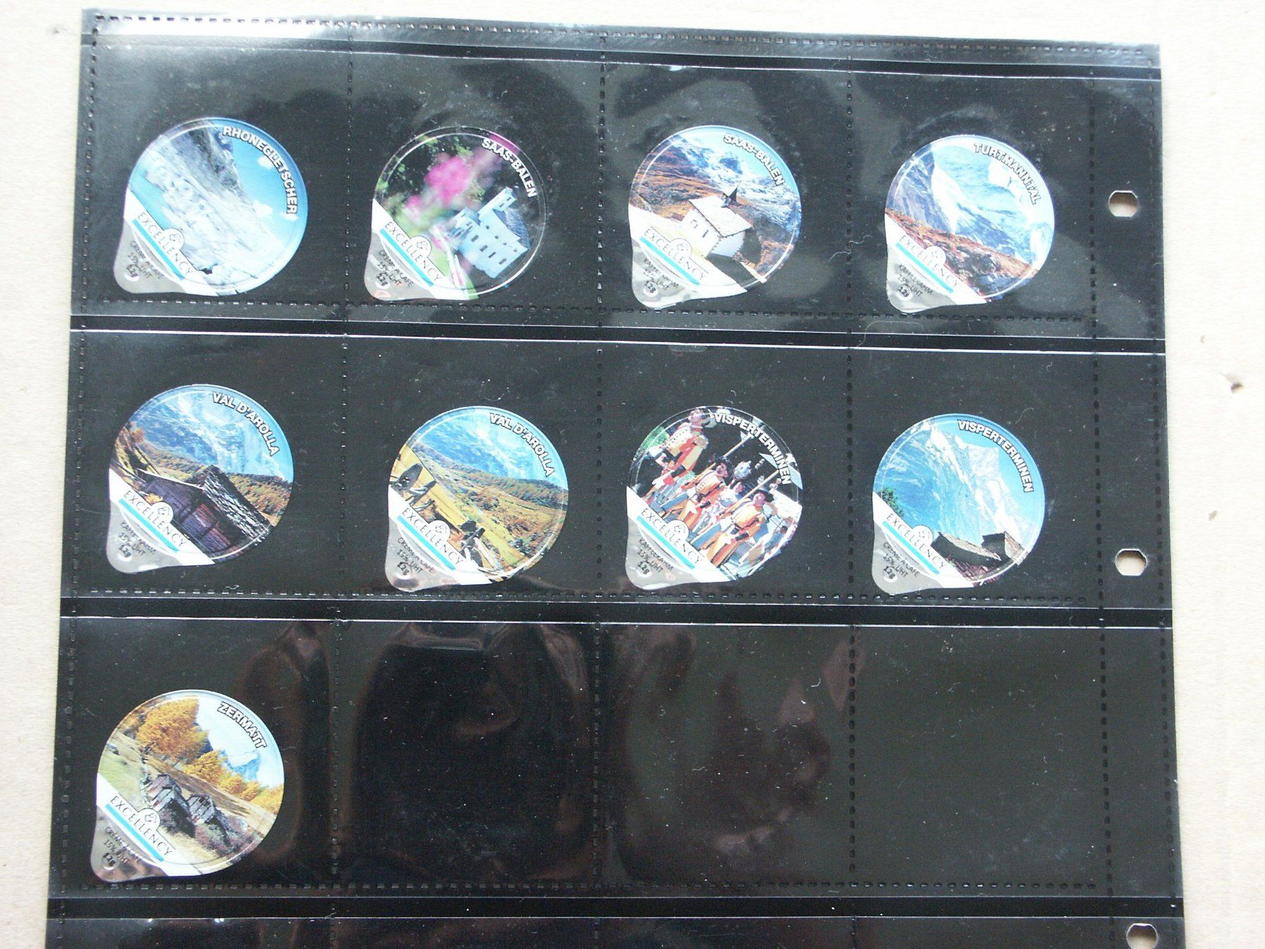 Coperchi dei cremini per caffè: Serie     1534 A   Excellency   Wallis           Gastro rund – Usato da Niederglatt ZH venduto da herzblatt5449 1