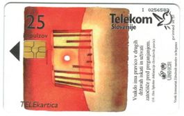 Telefonkarte Slowenien Chip-170 UNHCR