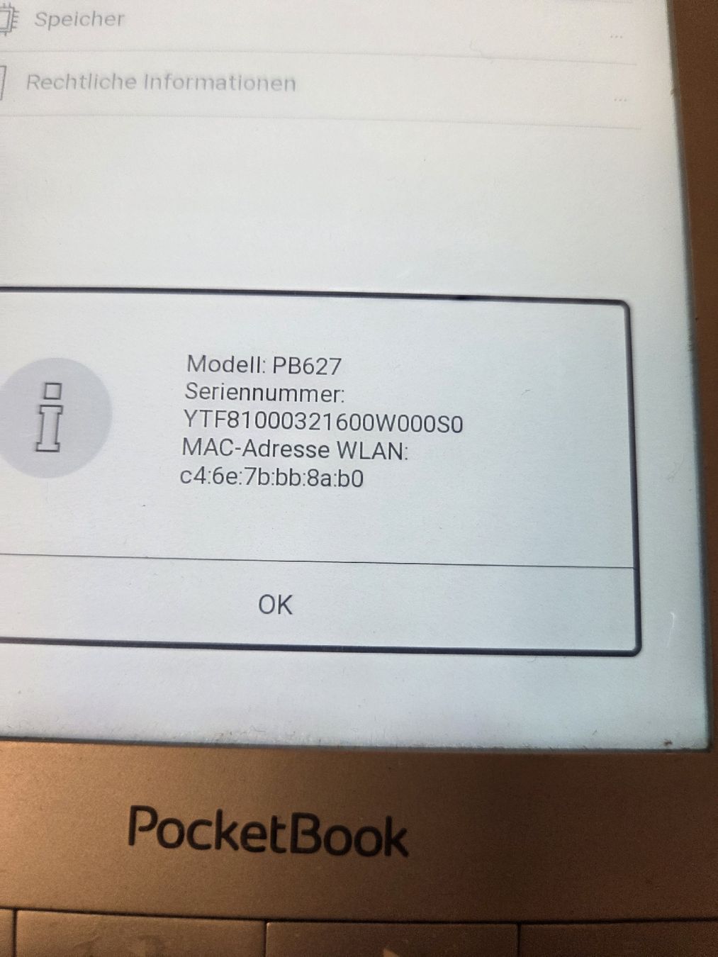 PocketBook Tablet PC: PocketBook PB627 E-Reader guter Zustand 512MB RAM – Gebraucht aus Flawil von Hamdia12 3