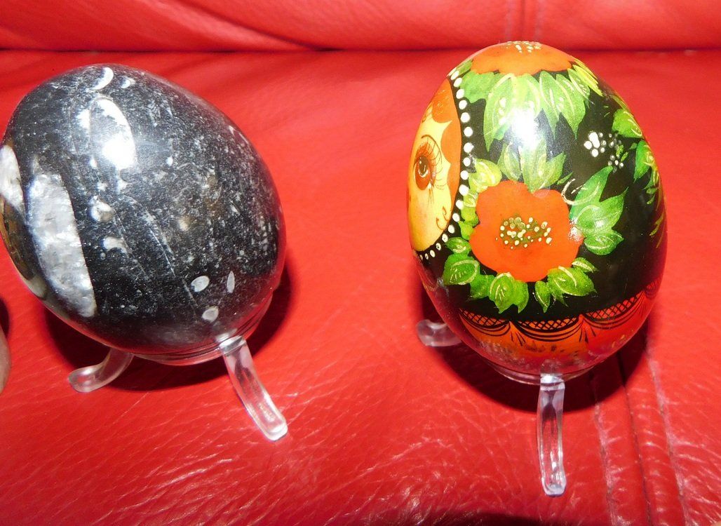 Tutte le decorazioni: Stein Eier , Marmor, Alabaster und Holz, Handmade – Usato da Villnachern venduto da Schnugelchen 1
