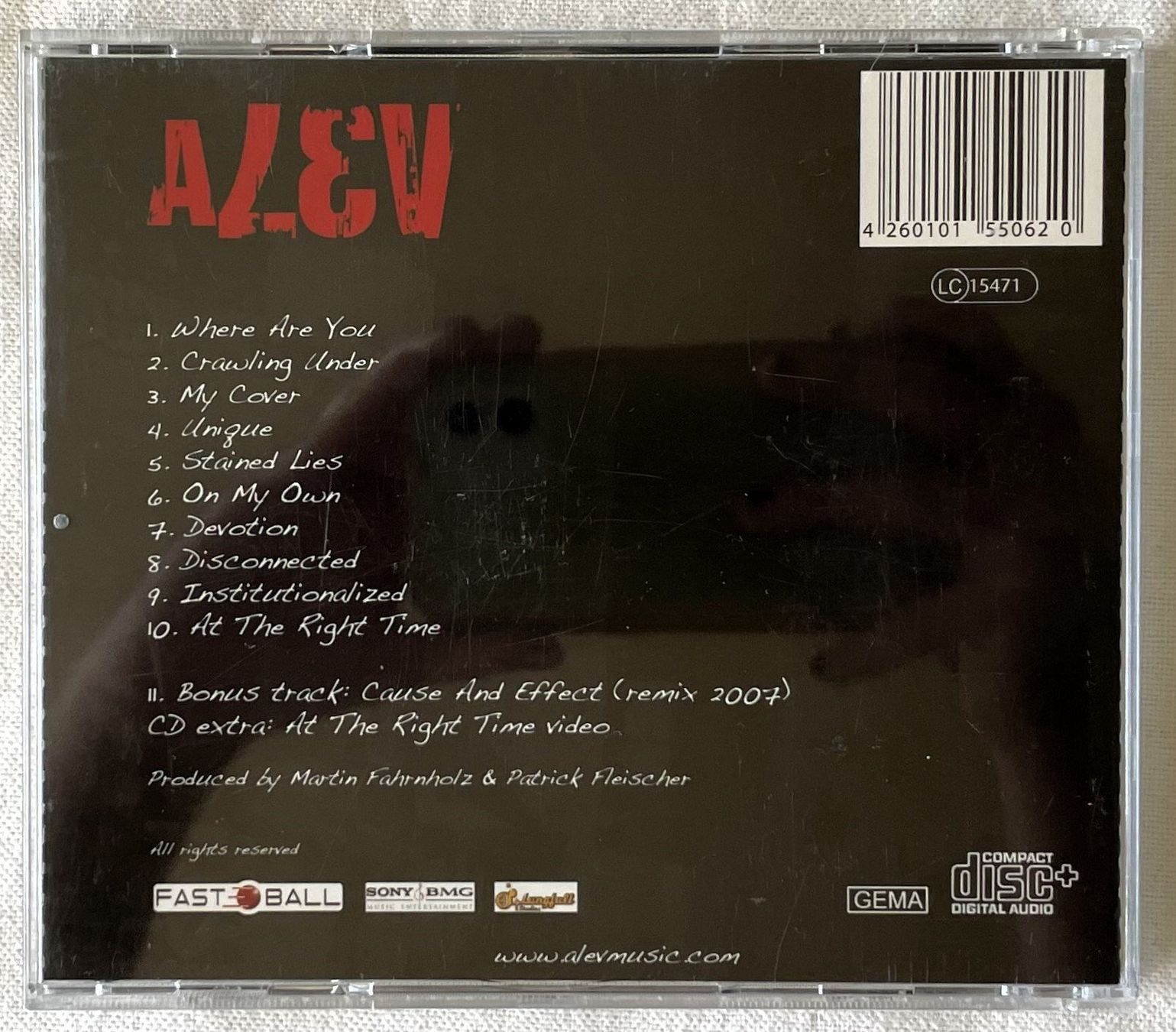 CD: Alev - Alev - CD - 2008 - Germany First Press – Usato da Uster venduto da Zardodel 2