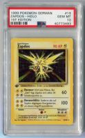 PSA 10 Zapdos 16/102 Basis 1.Edition Deutsch