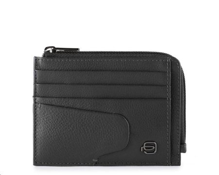 Piquadro Münzgeldbörse & Kartenetui aus Leder mit RFID- NEU