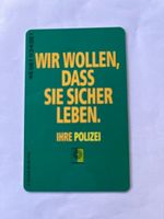 Telefonkarte Polizei kriminalpolizeiliche Beratungsstelle