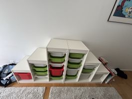 IKEA TROFAST etagère avec 19 bacs