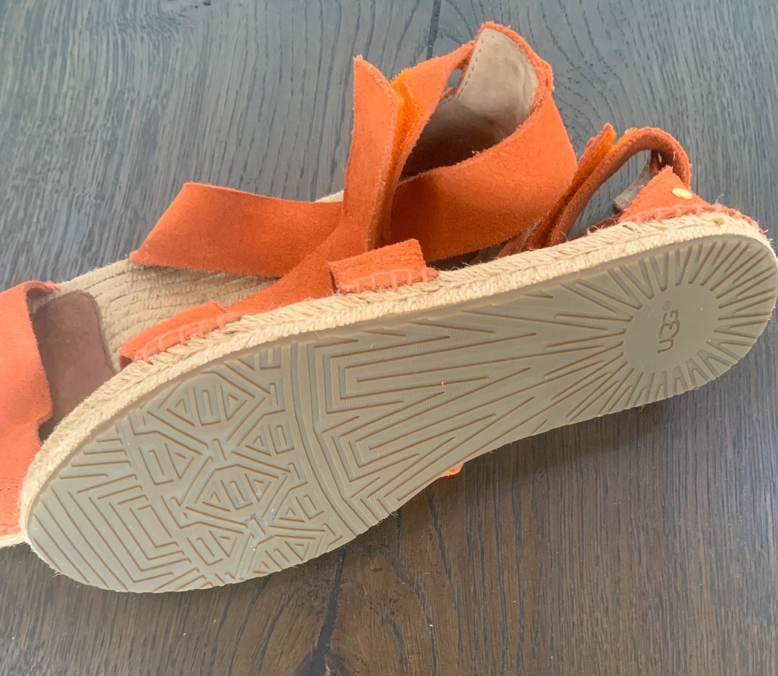 Ugg Scarpe da donna: UGG - Riemensandalette Damen orange Gr. 38 – Usato da Sursee venduto da escape62 1