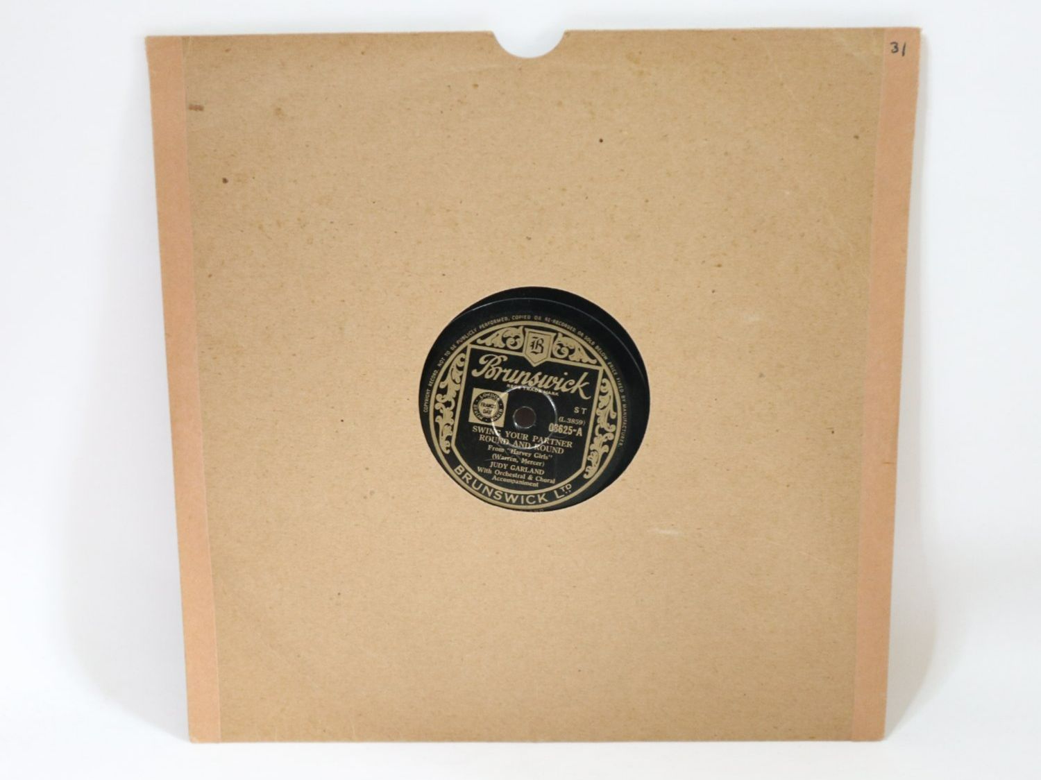 Dischi in vinile: Schellack Judy Garland Swing Your Partner Kenny Baker – Usato da Eschenbach SG venduto da Astalavista