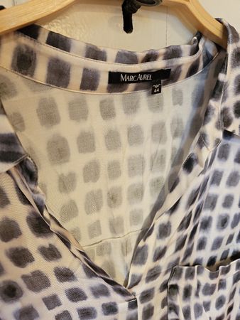 Bluse Marc Aurel gemustert Viskose Grösse 44 super Zustand