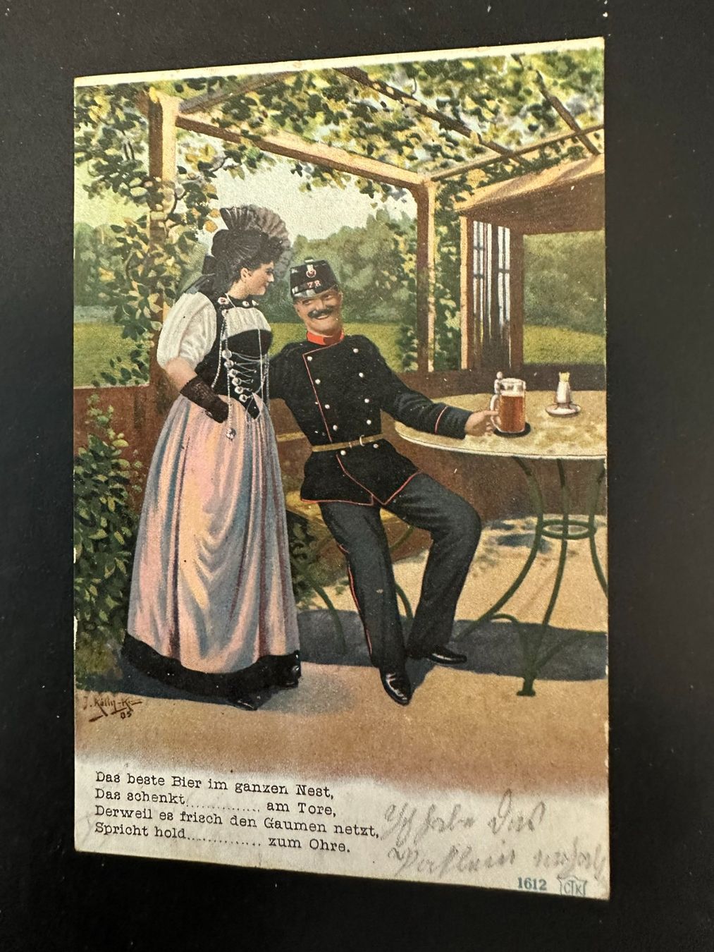 Cartoline postali: Soldat und Serviertochter – Usato da Lyssach venduto da Zsag