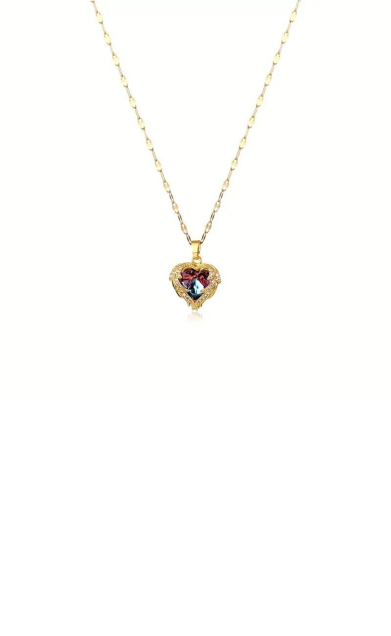 Catenine: 18k Kette mit Herzanhänger, funkelnd & elegant – Nuovo e nell'imballaggio originale da Glattbrugg venduto da majuska01 2