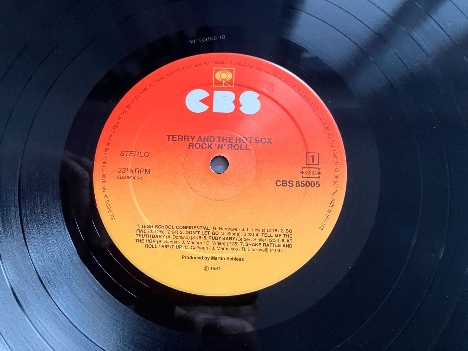Dischi in vinile: Terry And The Hot Sox – Usato da Aarwangen venduto da Jukebox3 7