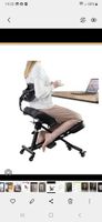 Kniestuhl Ergonomischer Bürostuhl YOOMEMM schwarz Leder