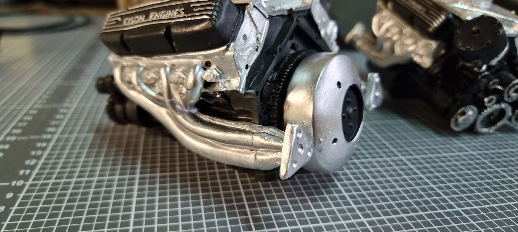 Modellismo RC: V8 Motoren 3D Druck – Nuovo (secondo la descrizione) da Bellach venduto da Super15 2