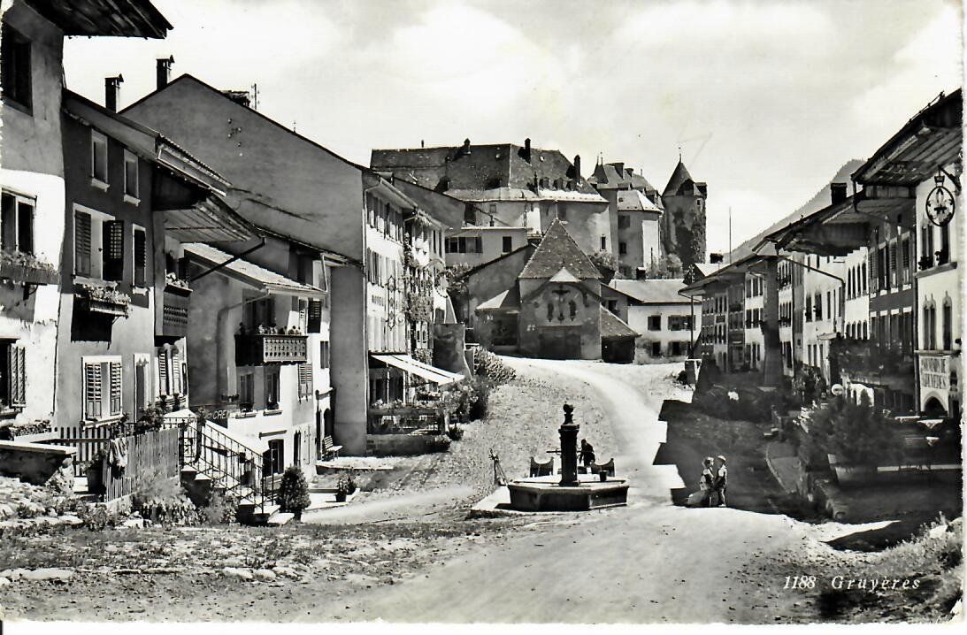 Ansichtskarten: Gruyères – Gebraucht aus Hochdorf von Ziegel-16