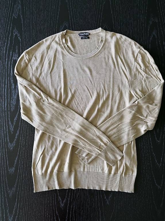 Maglioni & Felpe: Tom Ford Seidenpullover Ecru  – Usato da Luzern venduto da Banksster 1