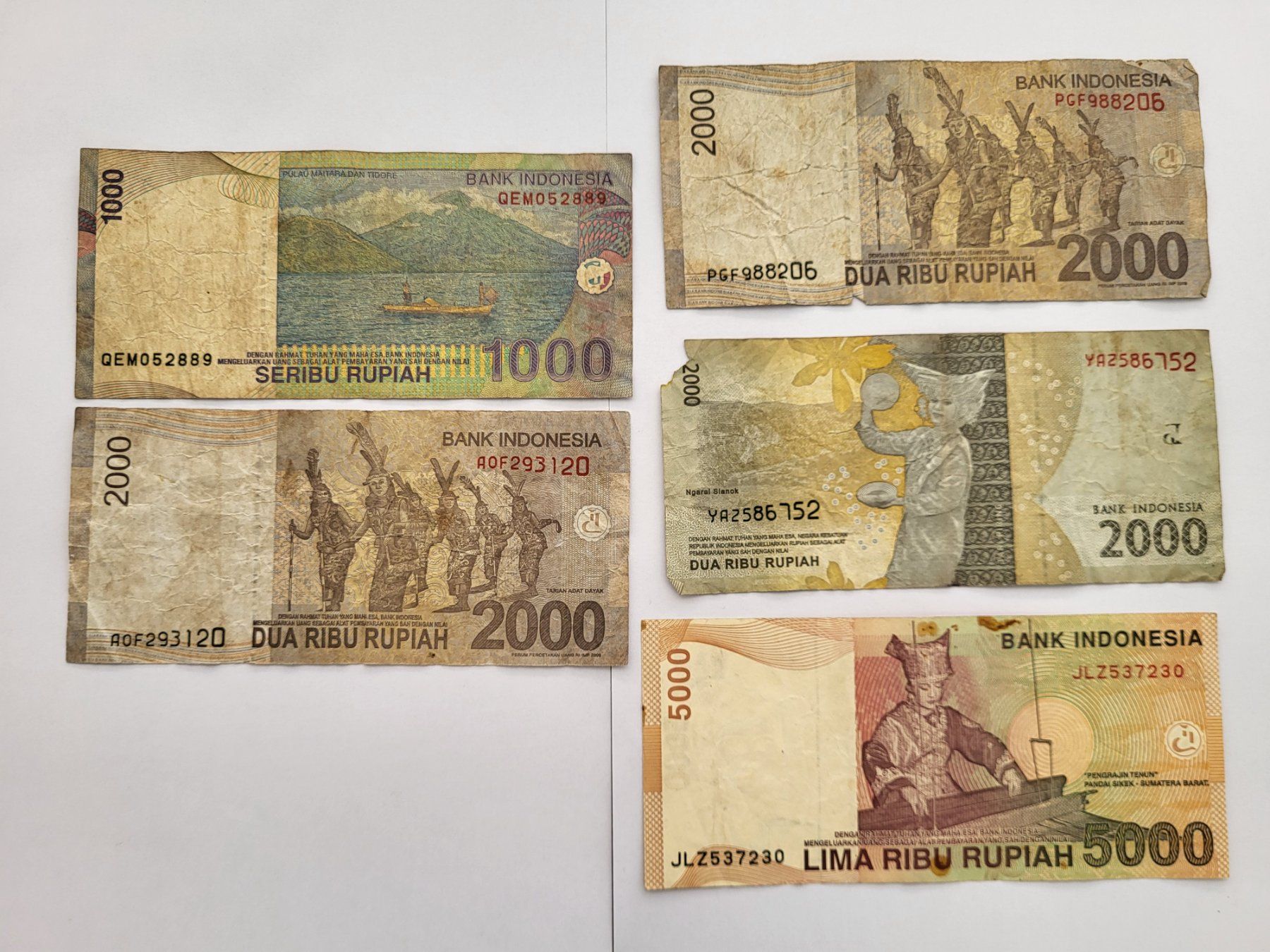 Banconote: Banknoten aus Indonesien – Usato da Pravidondaz venduto da LVtik 4
